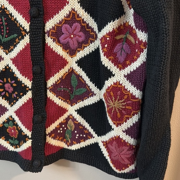 Vintage Grandma Cardigan Sweater - Picture 5 of 7